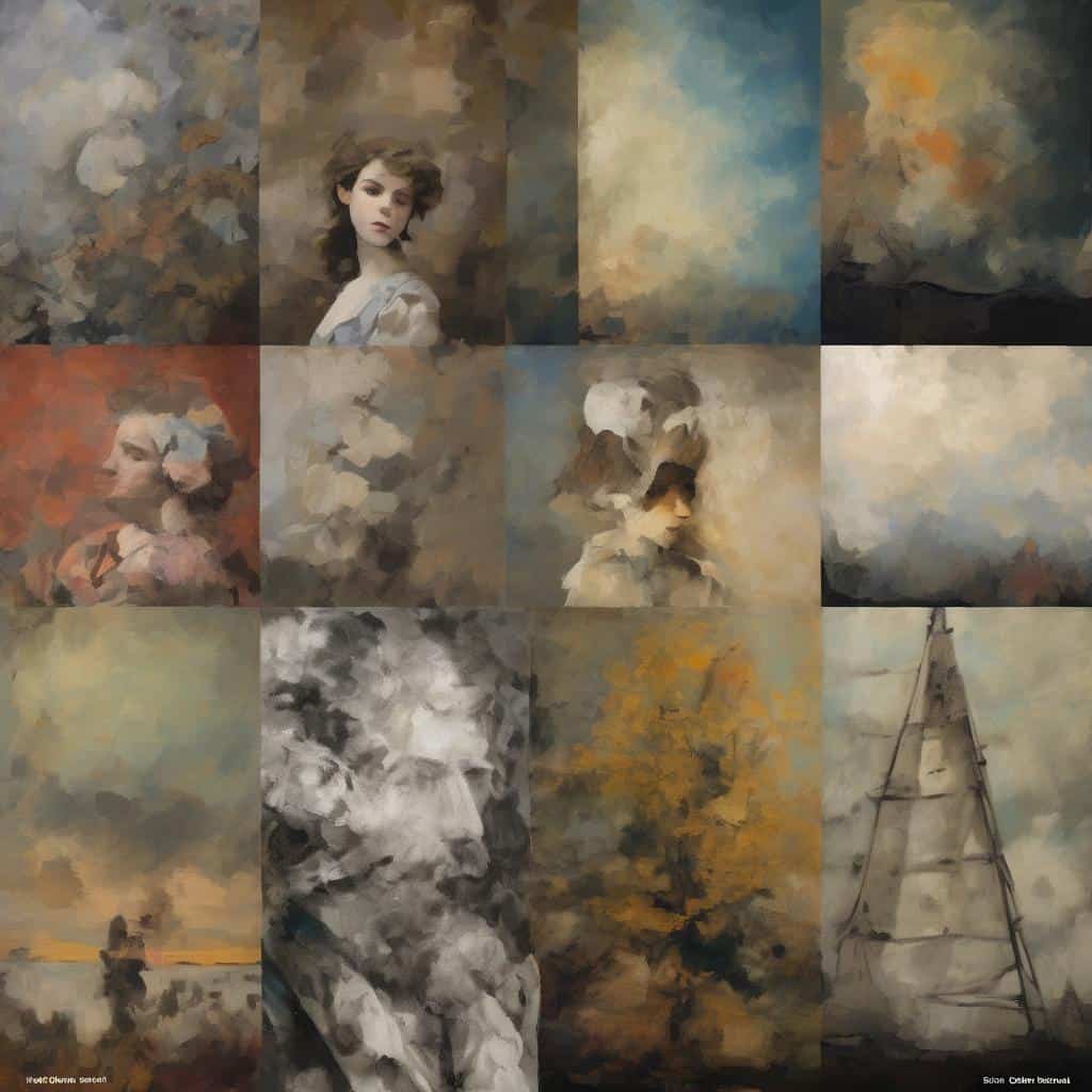 Παλιές και σύγχρονες ζωγραφιές που αναδεικνύουν την τέχνη ως μέσο κοινωνικού διαλόγου και πολιτιστικής έκφρασης.